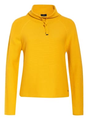 monari Pullover mit Schmucksteinbesatz