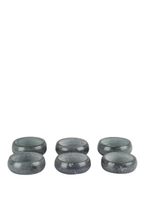 BROSTE COPENHAGEN 6er-Set Serviettenringe KIT