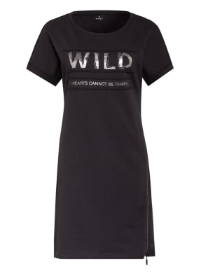 monari Kleid mit Schmucksteinbesatz