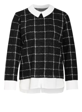 ONE MORE STORY Blusenshirt im Materialmix