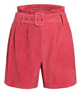 STEFFEN SCHRAUT Paperbag-Shorts aus Leder