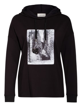 CARTOON Hoodie mit Paillettenbesatz