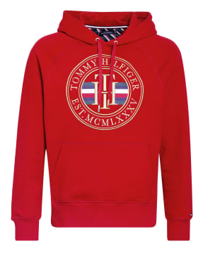 TOMMY HILFIGER Hoodie mit Stickereien