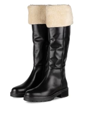 KURT GEIGER Stiefel mit Kunstfellbesatz
