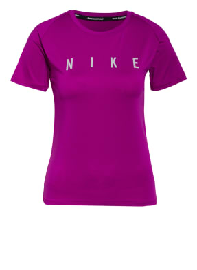 Nike Laufshirt MILER RUN DIVISION mit Mesh-Einsatz