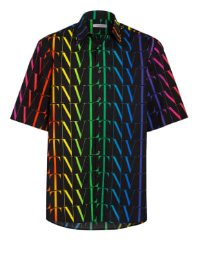 VALENTINO Kurzarm-Hemd RAINBOW VLTN Comfort Fit