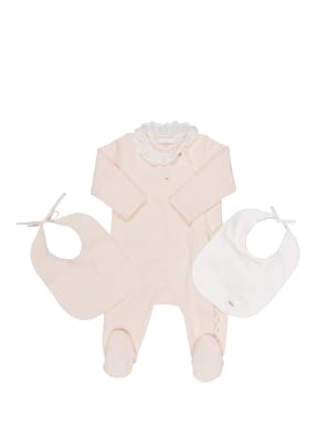 Chloé Set: Strampler und 2er-Set Lätzchen in Geschenkbox