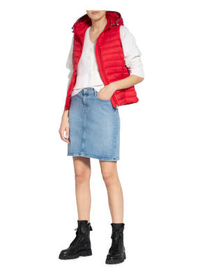 TOMMY HILFIGER Daunenweste mit abnehmbarer Kapuze