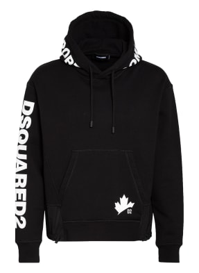 DSQUARED2 Hoodie im Materialmix