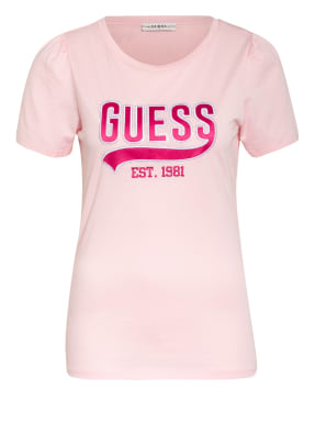 GUESS T-Shirt MARISOL mit Schmucksteinbesatz