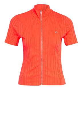 TOMMY JEANS Strickshirt mit Reißverschluss