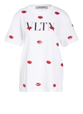 VALENTINO T-Shirt mit Paillettenbesatz