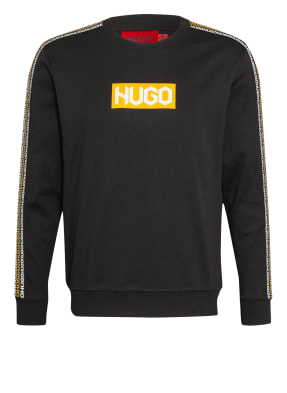 HUGO Sweatshirt DUBESHI mit Galonstreifen