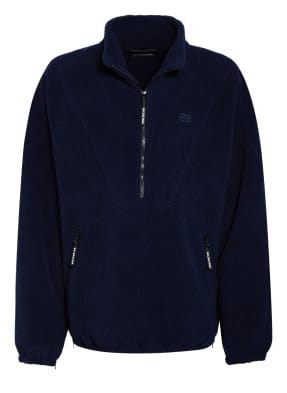 BALENCIAGA Oversized-Troyer mit Teddyfellbesatz