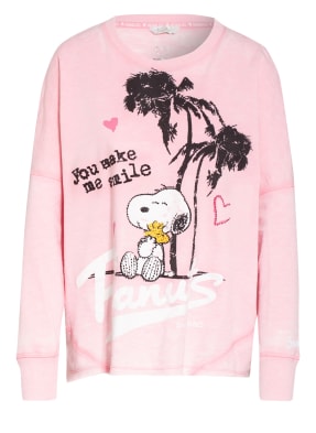 FrogBox Sweatshirt mit Schmucksteinbesatz