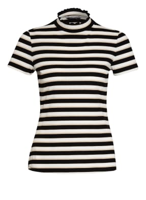 comma T-Shirt mit Glitzergarn