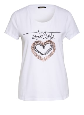 MORE & MORE T-Shirt mit Paillettenbesatz