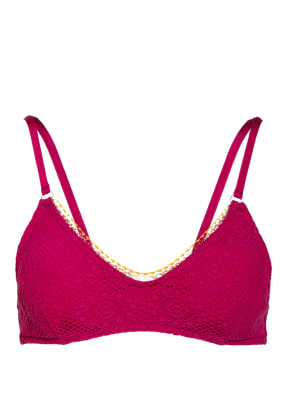 BANANA MOON COUTURE Bralette-Bikini-Top CROCHET PLAGO mit Glitzergarn