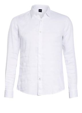 BOSS Leinenhemd RONNI Slim Fit