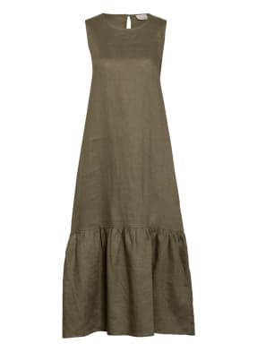 Mrs & HUGS Leinenkleid mit Volantbesatz