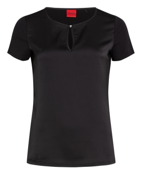 HUGO Blusenshirt DRESSARA im Materialmix