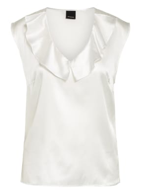 PINKO Blusentop FASCINOSO aus Seide mit Volants