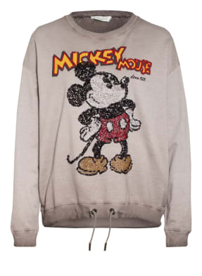 FrogBox Sweatshirt mit Paillettenbesatz