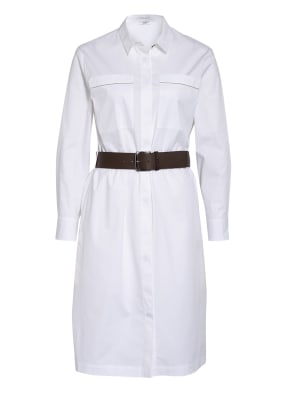PESERICO Hemdblusenkleid mit Schmucksteinbesatz