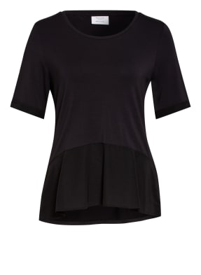 Marc O'Polo Pure T-Shirt mit Seidenbesatz