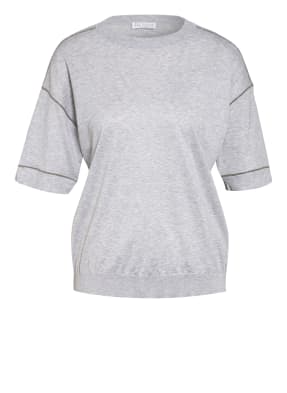 BRUNELLO CUCINELLI T-Shirt mit Schmucksteinbesatz