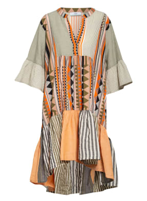 Devotion Kleid mit 3/4-Arm und Volantbesatz