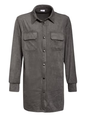 name it Bluse in Lederoptik