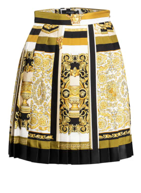 VERSACE Plisseerock aus Seide