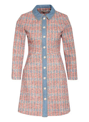 maje Tweed-Kleid RENISE mit Schmucksteinbesatz