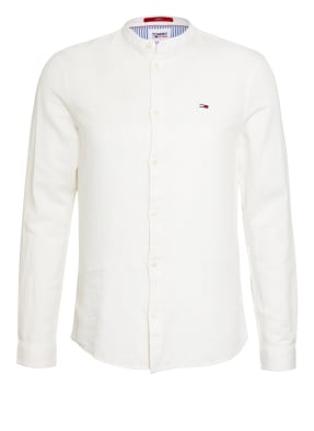 TOMMY JEANS Hemd MAO Slim Fit mit Leinen