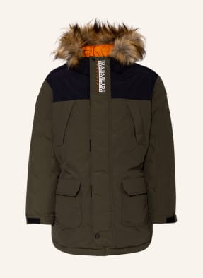NAPAPIJRI Parka ALLIN mit Kunstfellbesatz