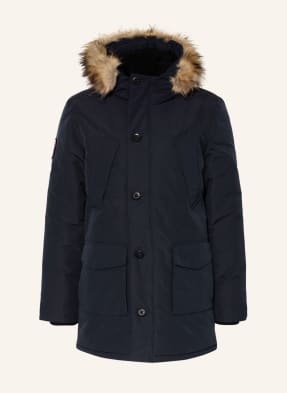 Superdry Parka mit abnehmbaren Kunstpelzbesatz