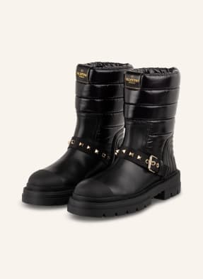 VALENTINO GARAVANI Botki motocyklowe