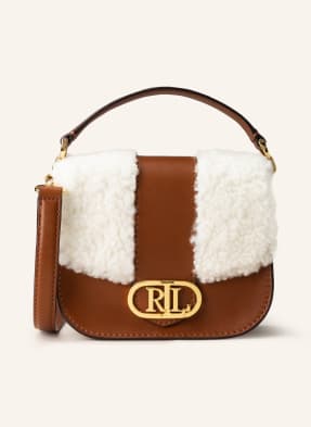 LAUREN RALPH LAUREN Umhängetasche ADDIE SMALL mit Echtfellbesatz