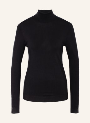 LIU JO Rollkragenpullover mit Schmucksteinbesatz