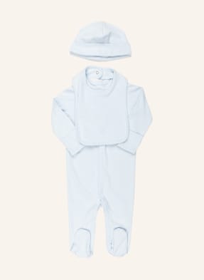 POLO RALPH LAUREN Set: Strampler, Mütze, Lätzchen und Tasche