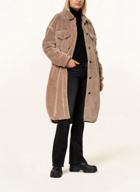 TRUE RELIGION Teddyfell-Mantel