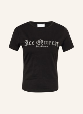 Juicy Couture T-Shirt ICE QUEEN mit Schmucksteinbesatz