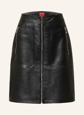 HUGO Leather skirt LURELA