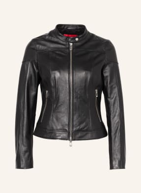 HUGO Leather jacket LASENA