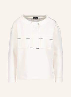 monari Longsleeve mit Schmucksteinbesatz