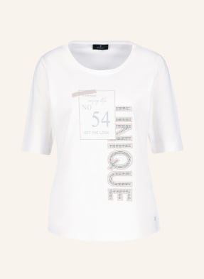 monari T-Shirt mit Schmucksteinbesatz