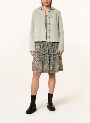 MARC CAIN Jeansjacke mit abnehmbarer Kapuze