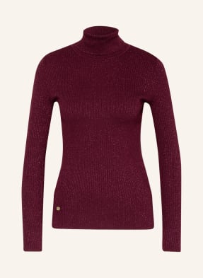 LAUREN RALPH LAUREN Rollkragenpullover mit Glitzergarn