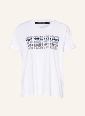 MARC AUREL T-Shirt mit Schmucksteinbesatz 